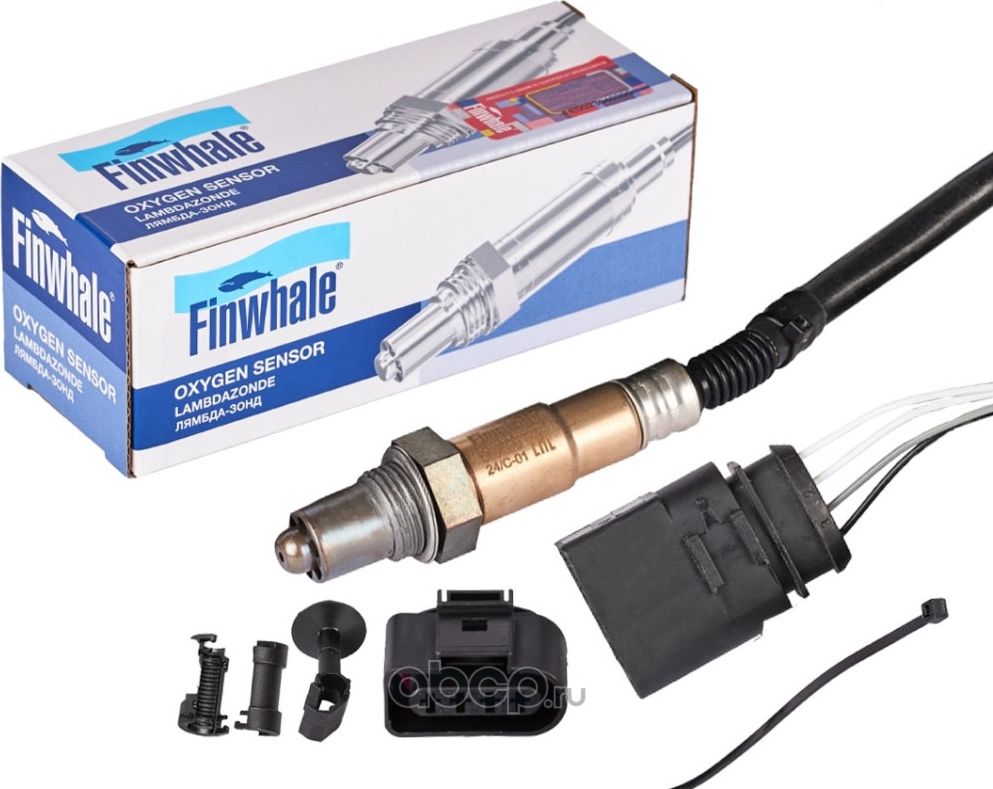 Лямбда-зонд (универсальный) A3 (8L1) /A4 (B5/B6/B7)/A6 (C5)/Octavia I/Golf IV/Pa (Finwhale). Артикул SOX029