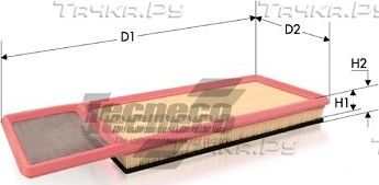 Воздушный фильтр  Tecneco Filters для Fiat Qubo I 2008-2026. Артикул AR35006PMS