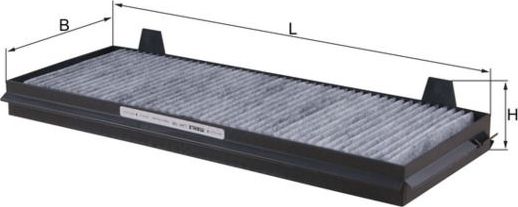 Салонный фильтр Mahle. Артикул LAK 196