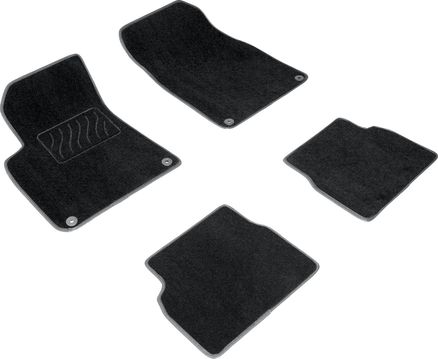 Коврики текстильные Seintex на нескользящей основе для салона Cadillac BLS 2006-2009. Артикул 83136