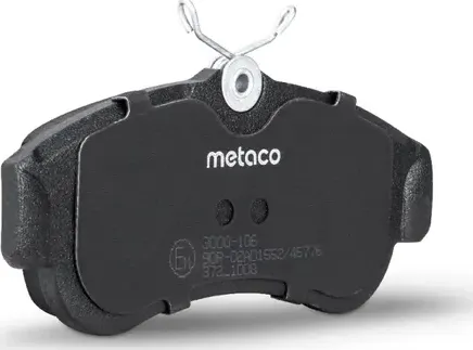 Колодки тормозные NISSAN ALMERA/PRIMERA -06 передн. (Metaco). Артикул 3000106