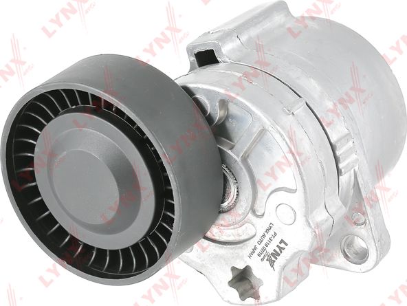Натяжной ролик (натяжитель) приводного клинового зубчатого ремня LYNXauto. Артикул PT-3119