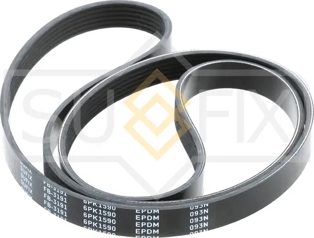 Ремень поликлиновый 6PK1590 (Sufix). Артикул FB-3191