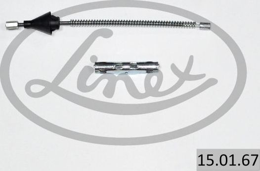 Трос ручника (тросик ручного тормоза) Linex. Артикул 15.01.67