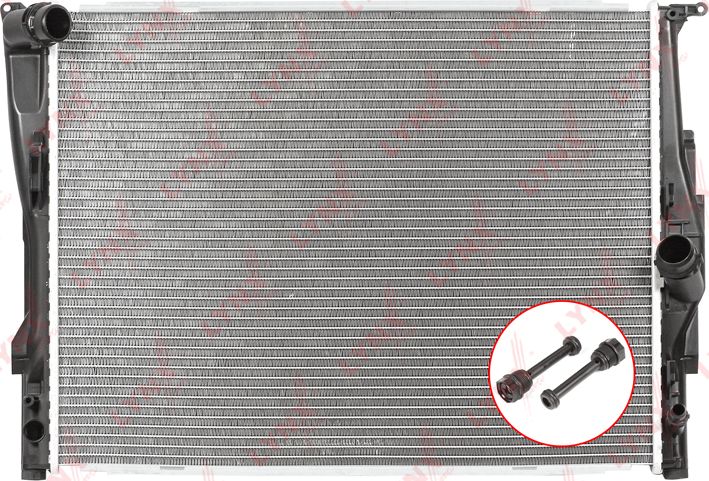 Радиатор охлаждения двигателя LYNXauto. Артикул RB-2069