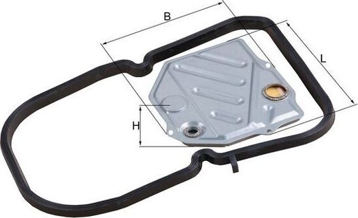 Фильтр АКПП Mahle. Артикул HX 46D1