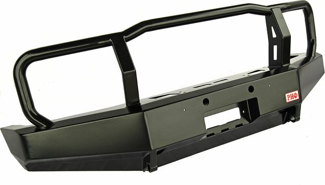 Бампер силовой РИФ передний без доп. фар с защитной дугой для Toyota Land Cruiser 76/78 2007-2026. Артикул RIF076-10300