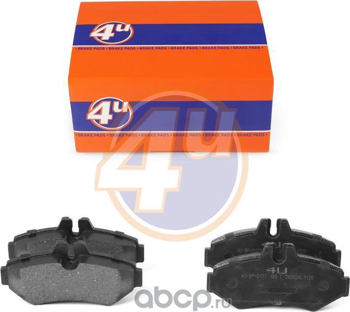 КОЛОДКИ ЗАД MERCEDES-BENZ G-CLASS (W463) SPRINTER 2-T PLATFORM/CHASSIS (B901, B9 (4U). Артикул 4UBP0177