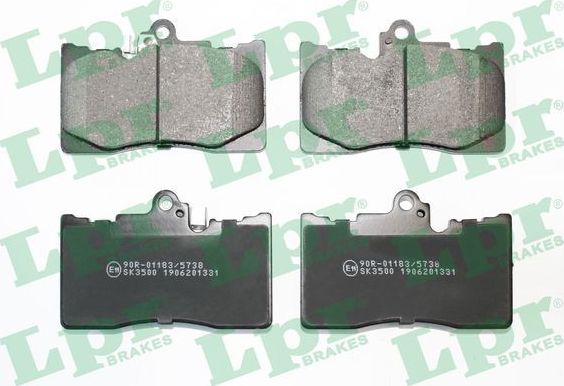 Тормозные колодки LPR. Артикул 05P1331