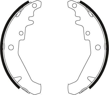Тормозные колодки TRW задние для Fiat Albea 1997-2009. Артикул GS8436