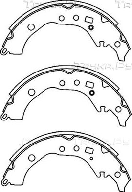 Тормозные колодки FIT задние для Toyota Ractis I 2005-2010. Артикул FT0945