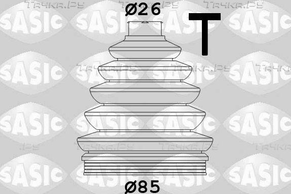 Пыльник ШРУСа наружный Sasic (термопласт) для Skoda Octavia A7 2012-2019. Артикул 1906038