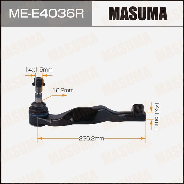 Наконечник рулевой тяги MASUMA BMW X1 (F48) 14- RH Masuma. Артикул MEE4036R