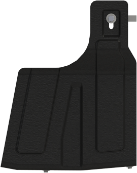 Защита Шериф (1,8 мм) для пыльника от грязи моторного отсека КПП Chery Tiggo 7 2019-2026. Артикул 28.6144 V1