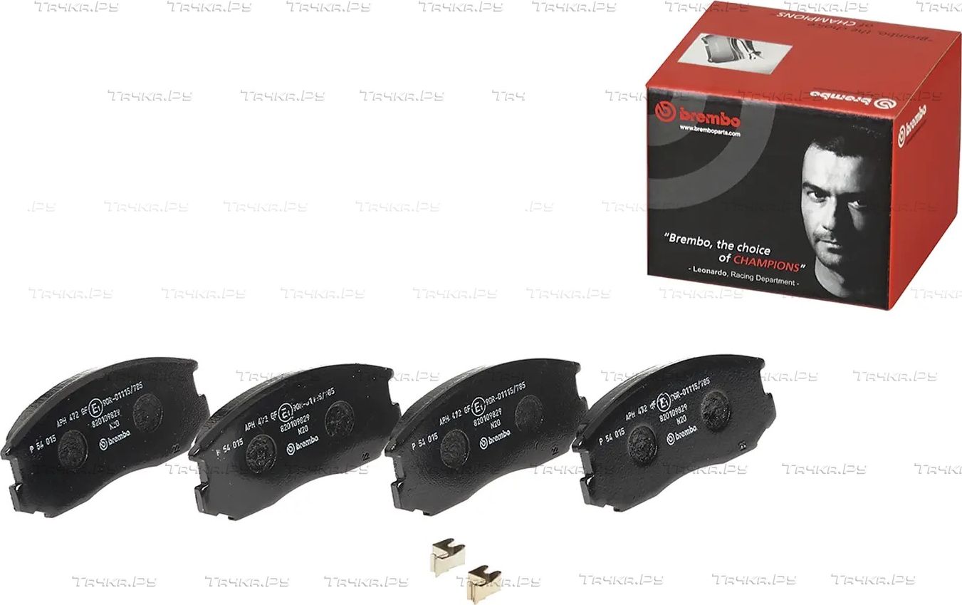 Тормозные колодки Brembo PRIME LINE передние для Mitsubishi Mirage IV 1991-1995. Артикул P 54 015