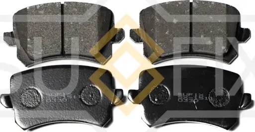 Колодки тормозные дисковые задние правые/левые AUDI A6 C6 (4F2) 2004-2011 (Sufix). Артикул SX1511