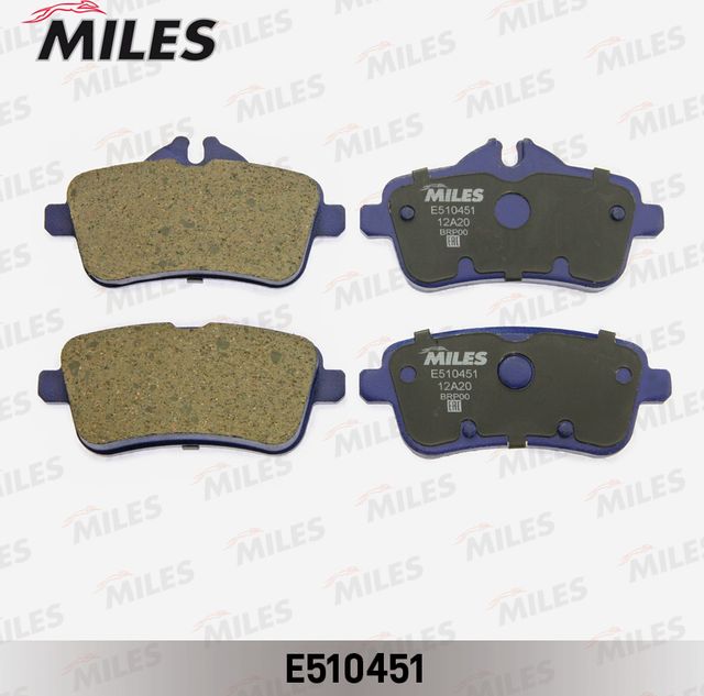 Тормозные колодки Miles (Керамика). Артикул E510451