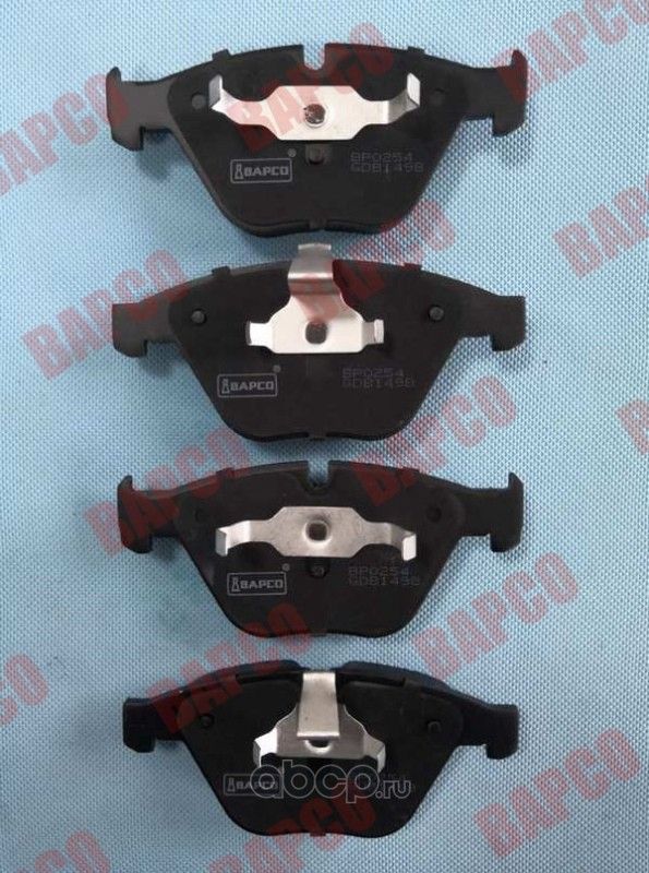 Колодки тормозные дисковые пер. BMW 1(E82) M, 3(E90),5(E60), 6(E63), (Bapco) Bapco. Артикул BP0254