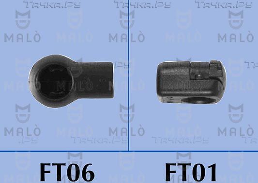 Амортизатор (упор) багажника Malò. Артикул 127044