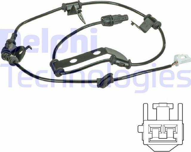 Датчик ABS Delphi задний для Kia Sportage III 2010-2016. Артикул SS20537