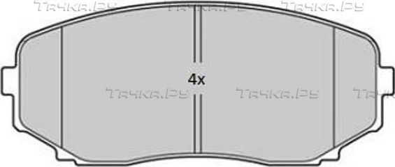 Тормозные колодки Fremax передние для Mitsubishi Outlander III 2018-2026. Артикул FBP-1841