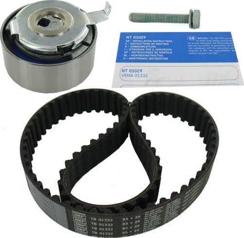 Ремень ГРМ с роликами (комплект) SKF для Volkswagen Touareg I 2004-2010. Артикул VKMA 01332