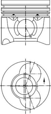Поршень Kolbenschmidt. Артикул 40405600