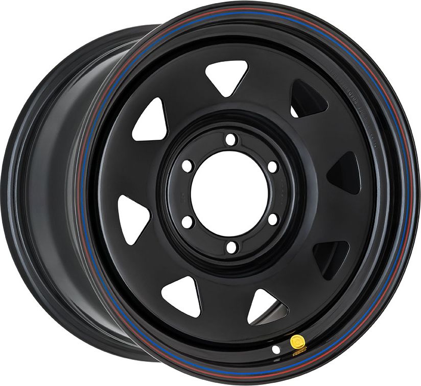 Колёсный диск OFF-ROAD Wheels усиленный стальной черный 6x139,7 8xR17 d110 ET+20 (треугольник мелкий) для Great Wall Hover 2005-2010. Артикул 1780-63910BL+20A17