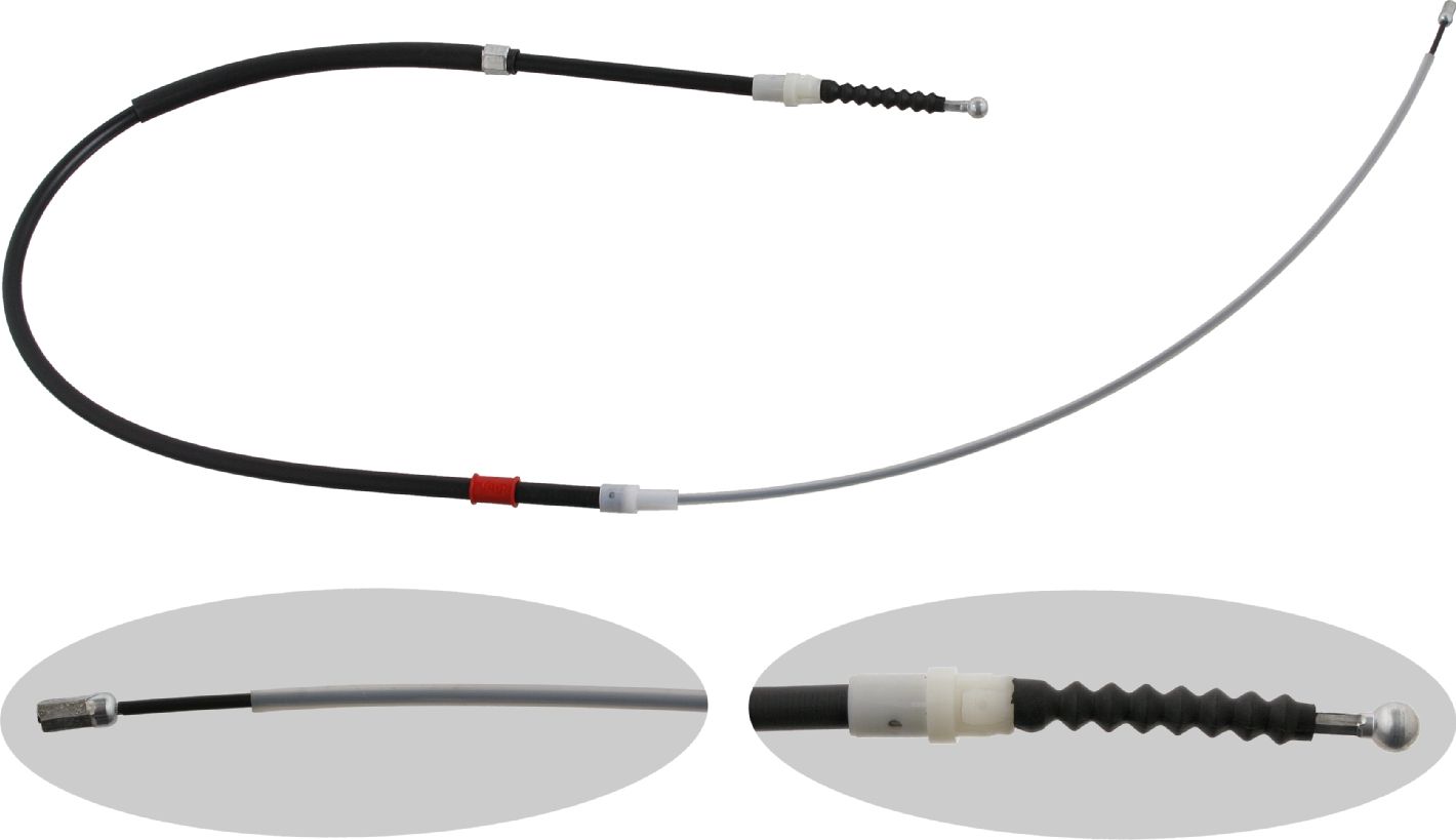 Трос ручника (тросик ручного тормоза) Febi Bilstein. Артикул 30766