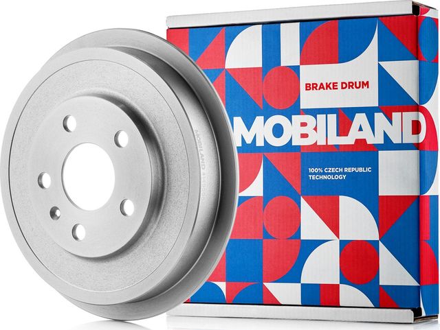 Тормозной барабан Mobiland задний для Volkswagen New Beetle II (A5) 2011-2019. Артикул 414000042