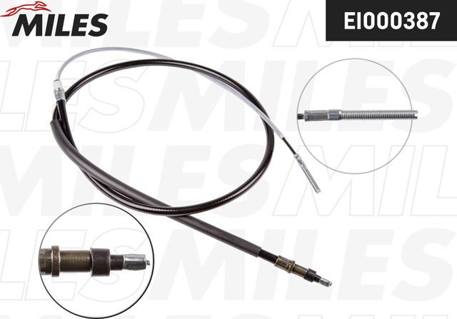 Трос ручника (тросик ручного тормоза) Miles. Артикул EI000387