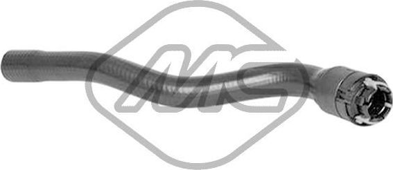 Патрубок радиатора (системы охлаждения) Metalcaucho. Артикул 98642