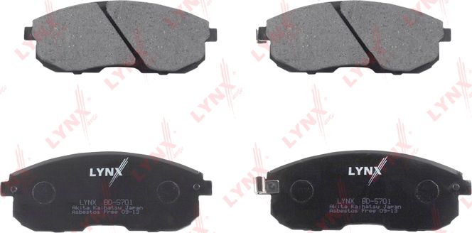 Тормозные колодки LYNXauto. Артикул BD-5701