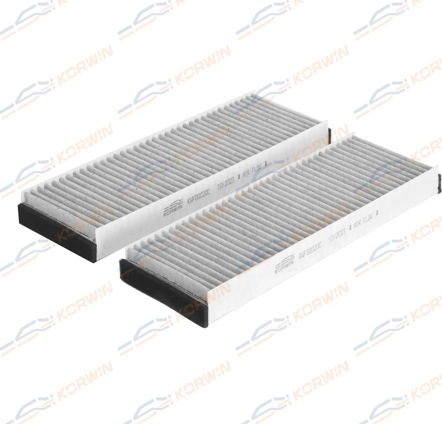 Фильтр салонный угольный Audi A6 (C6) 04-11/Allroad II 06-11 (Korwin). Артикул KWFD0020C
