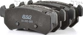 Тормозные колодки BSG задние для Daewoo Lacetti 2004-2010. Артикул BSG 16-200-005