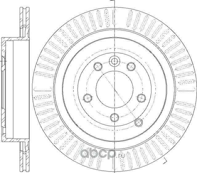 Диск тормозной (G-Brake). Артикул GR20379