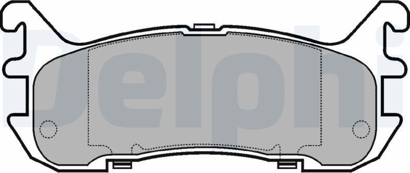 Тормозные колодки Delphi. Артикул LP932