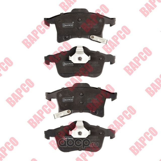 Колодки тормозные дисковые пер. GM ASTRA CLASSIC Wagon 1.6/1.7 CORSA C (Bapco). Артикул BP0288