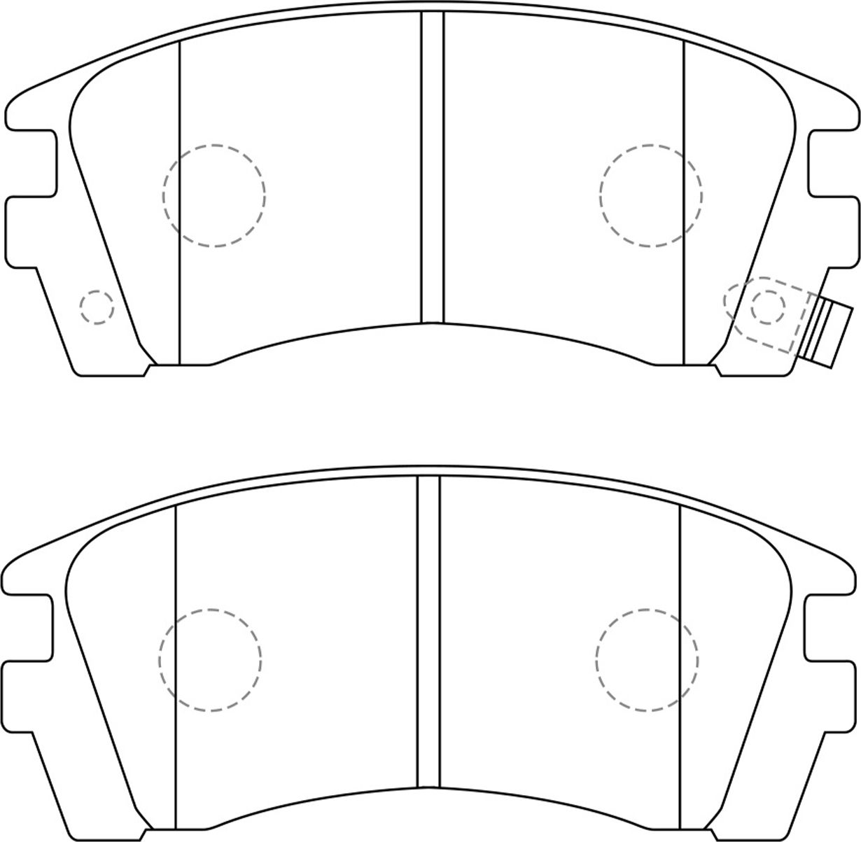 Тормозные колодки NiBK. Артикул PN2225