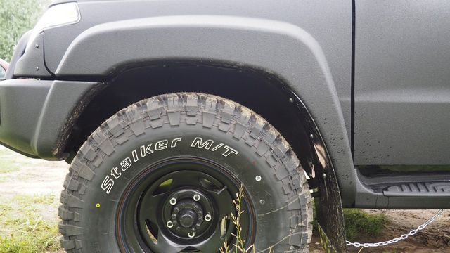 Крыло переднее левое АВС-Дизайн с расширителем колёсной арки 105 мм (М) на УАЗ Pickup 2015-2026. Артикул ABC.UAZ.FFWA.001LM