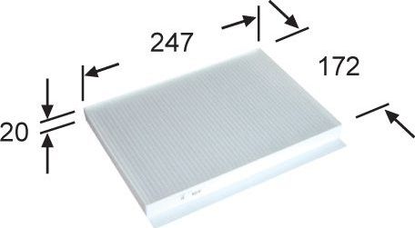 Салонный фильтр JS Asakashi. Артикул AC9402