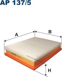 Воздушный фильтр Filtron для Renault Master II 2003-2010. Артикул AP 137/5