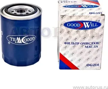 Фильтр масляный двигателя (Goodwill). Артикул OG214