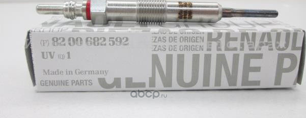 Свеча накаливания (накала) Renault. Артикул 8200682592