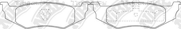 Тормозные колодки NiBK задние для Dodge Stratus II 2000-2006. Артикул PN0149