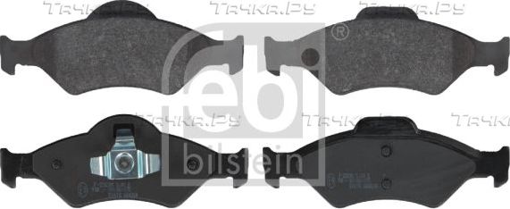Тормозные колодки Febi Bilstein передние для Ford KA I 2000-2003. Артикул 16400