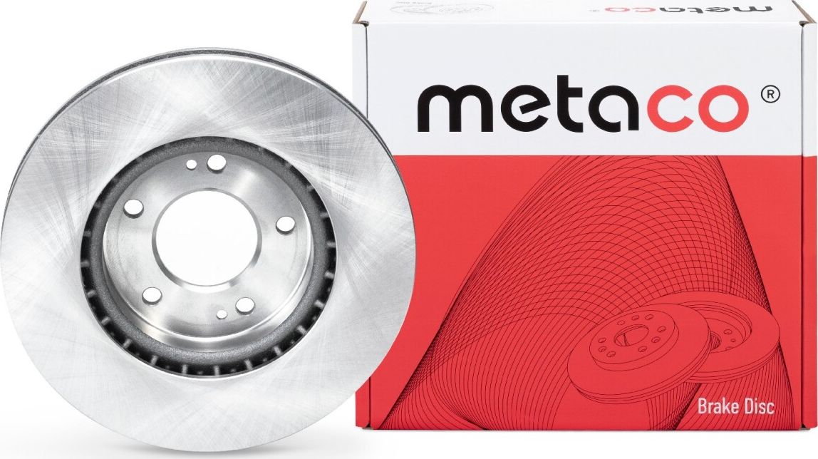Диск тормозной передний вентилируемый (Metaco). Артикул 3050387