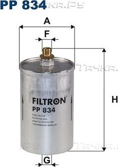 Топливный фильтр Filtron. Артикул PP 834