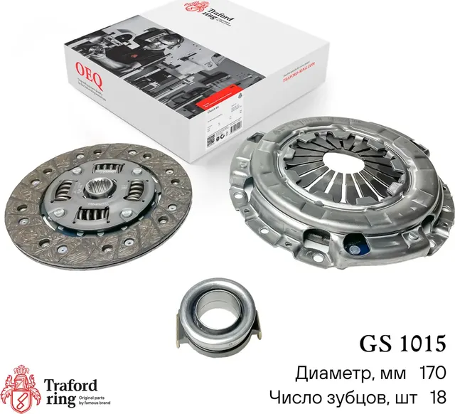 Сцепление в сборе Daewoo Matiz (98-) 0.8i (кмпл. с мех. муфт.) (Traford Ring). Артикул GS1015