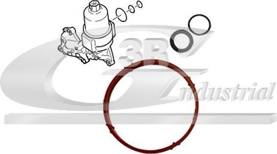 Прокладки впускного коллектора (комплект) 3RG для Peugeot 301 I 2012-2017. Артикул 86279